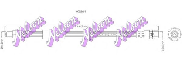 Тормозной шланг Brovex-Nelson H5869