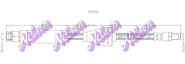 Тормозной шланг Brovex-Nelson H5908