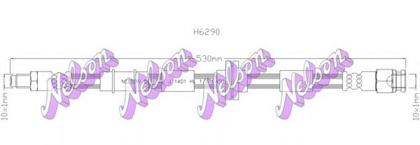 Тормозной шланг Brovex-Nelson H6290