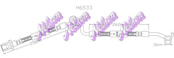 Тормозной шланг Brovex-Nelson H6533