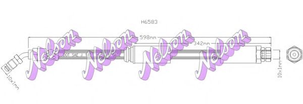 Тормозной шланг Brovex-Nelson H6583