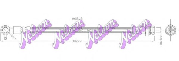 Тормозной шланг Brovex-Nelson H6848