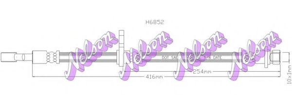 Тормозной шланг Brovex-Nelson H6852