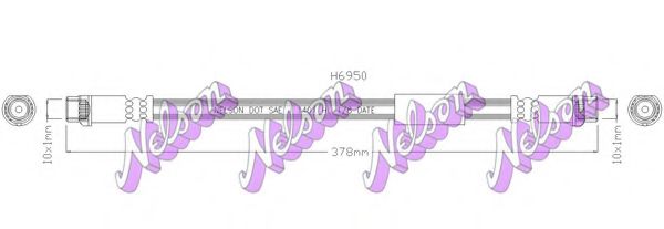 Тормозной шланг Brovex-Nelson H6950