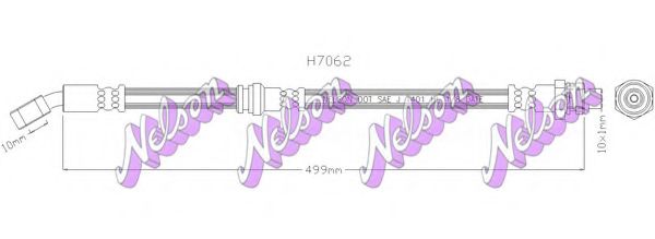Тормозной шланг Brovex-Nelson H7062