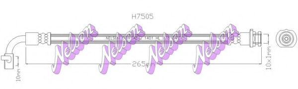 Тормозной шланг Brovex-Nelson H7505