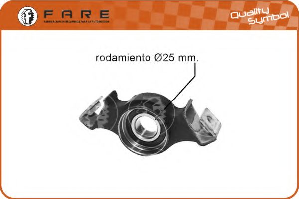 Подвеска, карданный вал FARE SA 10559