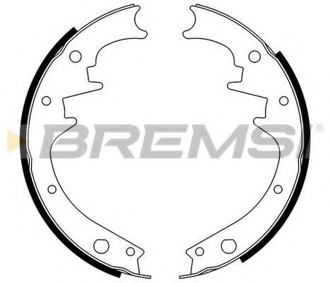 Комплект тормозных колодок BREMSI GF0422