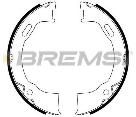 Комплект тормозных колодок, стояночная тормозная система BREMSI GF0428