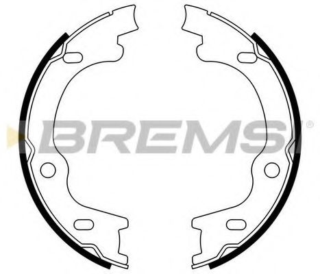 Комплект тормозных колодок BREMSI GF0785