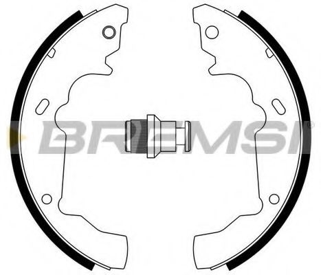 Комплект тормозных колодок A.B.S. 40729