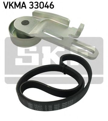 Поликлиновой ременный комплект SKF VKMA 33046