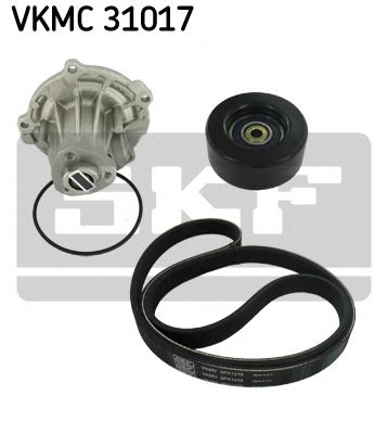 Водяной насос + комплект ручейковых ремней SKF VKMC 31017