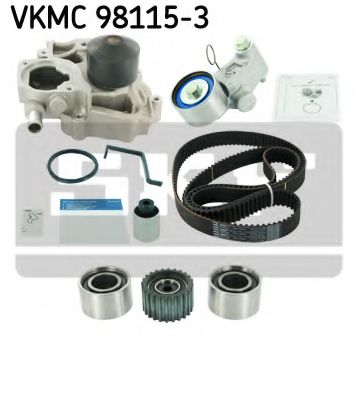 Водяной насос + комплект зубчатого ремня SKF VKMC 98115-3