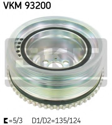 Ременный шкив, коленчатый вал SKF VKM 93200