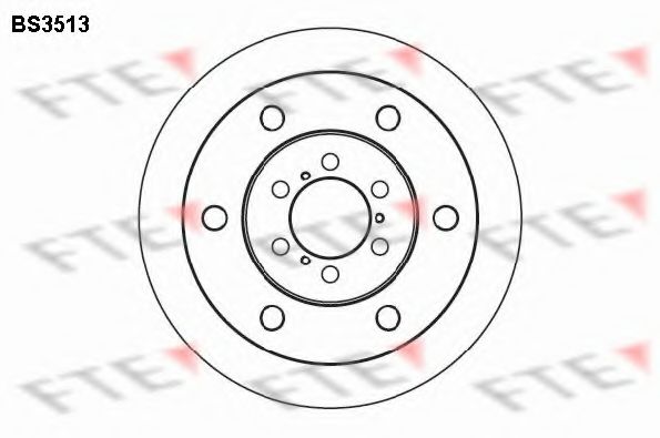 Тормозной диск FTE BS3513