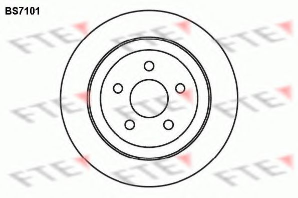 Тормозной диск FTE BS7101
