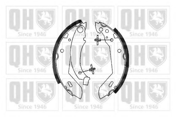 Комплект тормозных колодок QUINTON HAZELL BS681