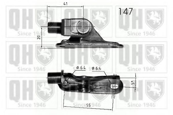 Газовая пружина, крышка багажник QUINTON HAZELL QTS840271