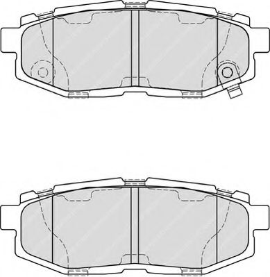 Комплект тормозных колодок, дисковый тормоз FERODO 24854