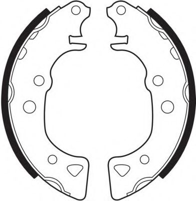 Комплект тормозных колодок FERODO FSB232