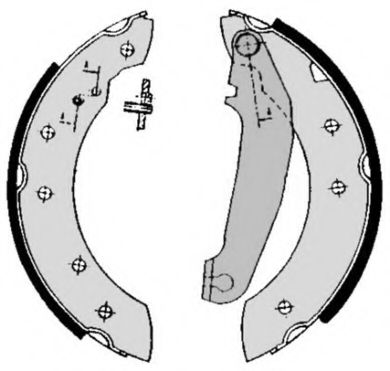 Комплект тормозных колодок BREMBO S 86 502