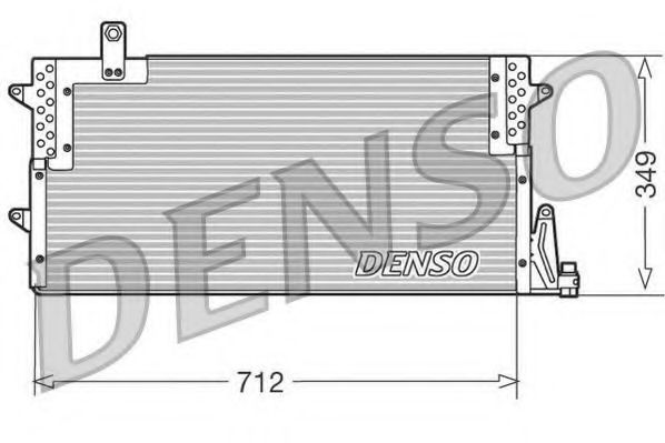 Конденсатор, кондиционер DENSO DCN32007