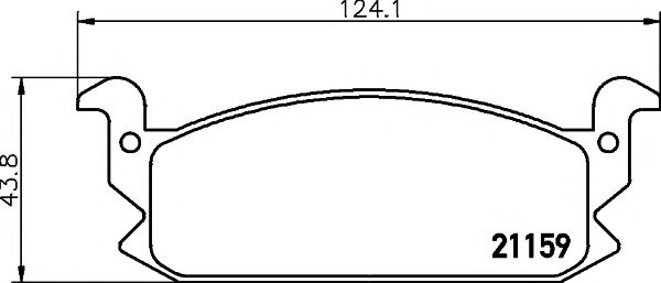 Комплект тормозных колодок, дисковый тормоз QUINTON HAZELL 2374