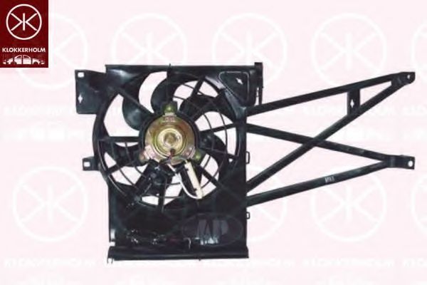 Вентилятор, охлаждение двигателя KLOKKERHOLM 50772601