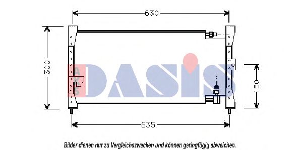 Конденсатор, кондиционер AKS DASIS 102070N