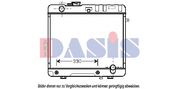 Радиатор, охлаждение двигателя NISSENS 62604