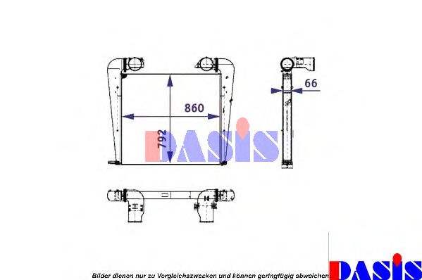 Интеркулер AKS DASIS 137006N