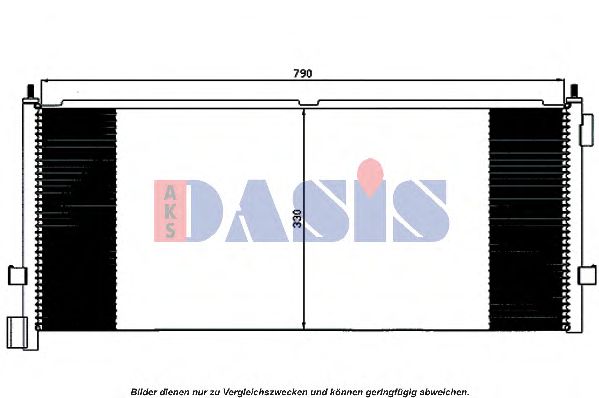 Конденсатор, кондиционер AKS DASIS 282004N