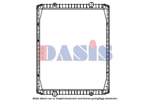 Радиатор, охлаждение двигателя AKS DASIS 390003N