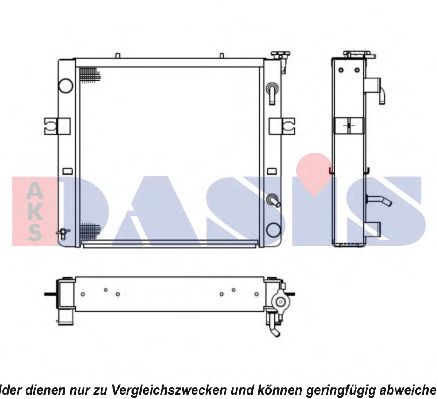 Радиатор, охлаждение двигателя NRF 52279