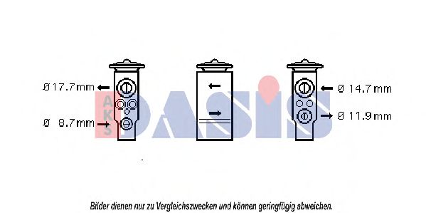 Расширительный клапан, кондиционер AKS DASIS 840660N
