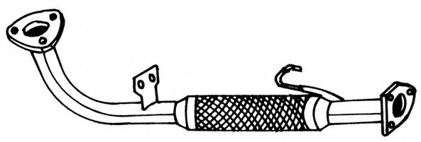 Труба выхлопного газа AKS DASIS SG23123