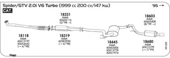 Система выпуска ОГ AKS DASIS SGAR029