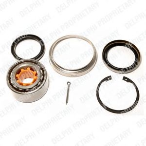 Комплект подшипника ступицы колеса DELPHI BK1201