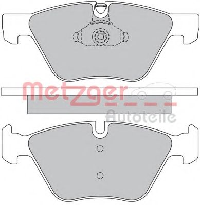 Комплект тормозных колодок, дисковый тормоз METZGER 1170203