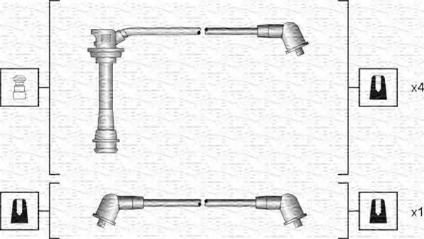 Комплект проводов зажигания MAGNETI MARELLI 941318111093