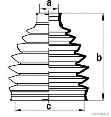 Комплект пылника, приводной вал MAGNETI MARELLI 600000064160