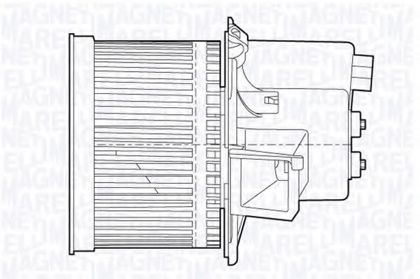 Вентилятор салона MAGNETI MARELLI 069412652010