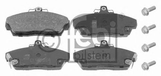 Комплект тормозных колодок, дисковый тормоз FEBI BILSTEIN 16114