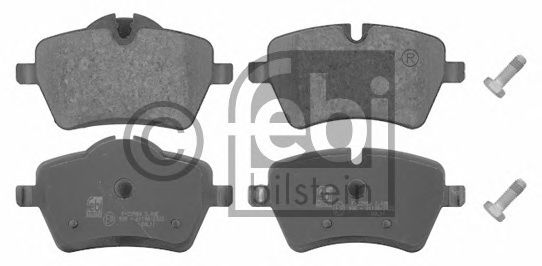 Комплект тормозных колодок, дисковый тормоз FEBI BILSTEIN 16727