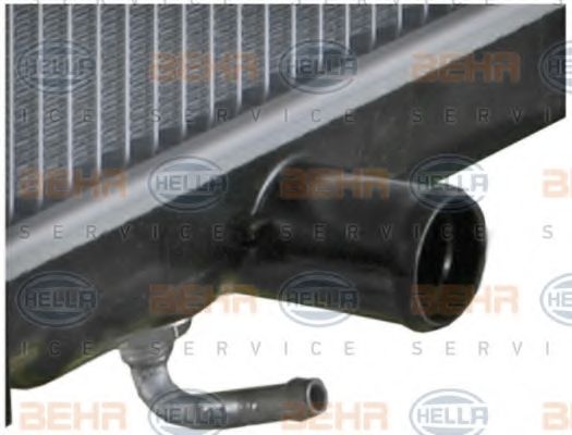 Радиатор, охлаждение двигателя BEHR HELLA SERVICE 8MK376773131