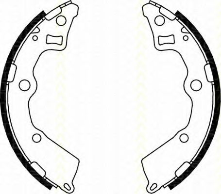 Комплект тормозных колодок TRISCAN 8100 18008