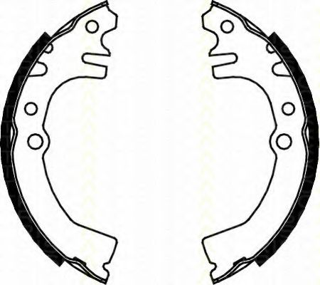 Комплект тормозных колодок ACDelco 518