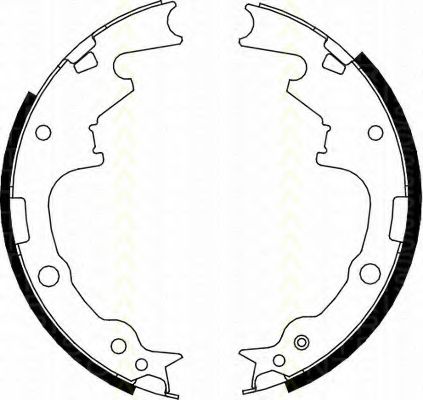 Комплект тормозных колодок TRISCAN 8100 80004