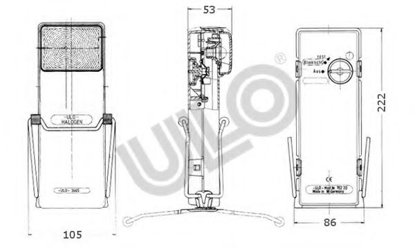 Сигнальный фонарь ULO 391602